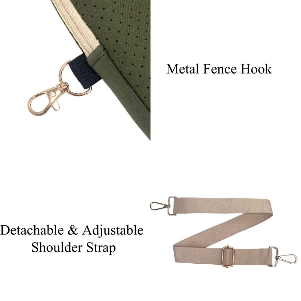 Waterproof Pickleball Crossbody Bag Zipper Closure Pickleball Racket Bag Outdoor