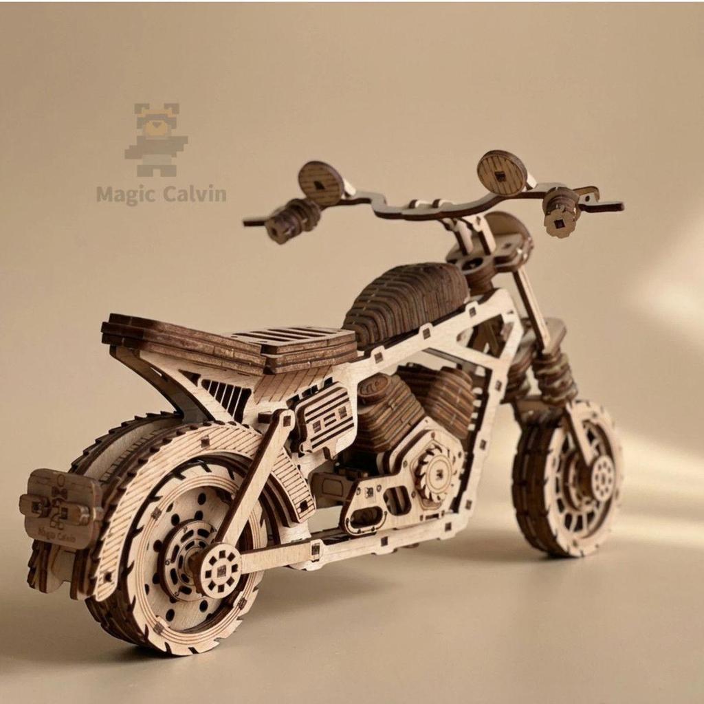3D Wooden Puzzle DIY Model - Creative Kids & Adults Handcraft Gifts Set