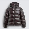 Mens Hooded Padded Winter Cotton Coat Thick Casual Warm Zip Outerwear