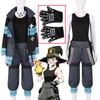 Maki Oze Cosplay Anime Manga Fire Force Shinra Kusakabe Kostým Uniforma Set Halloween Party pro Ženu