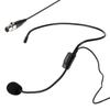 Wired Headset Microphone Kit, Clip-On with 3-Pin Mini XLR TA3F Connector, 130dB Sensitivity, Ideal for Performances & Telephony