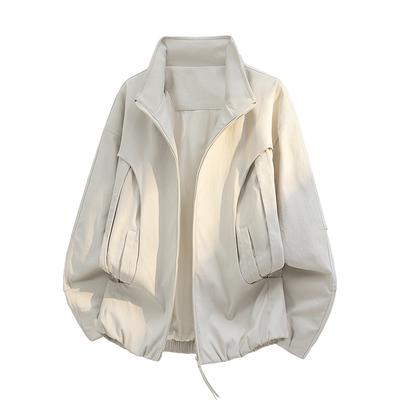 Light Luxury Lapel Jacket, Men's Casual Jacket, Couple's Loose and Versatile Jacket