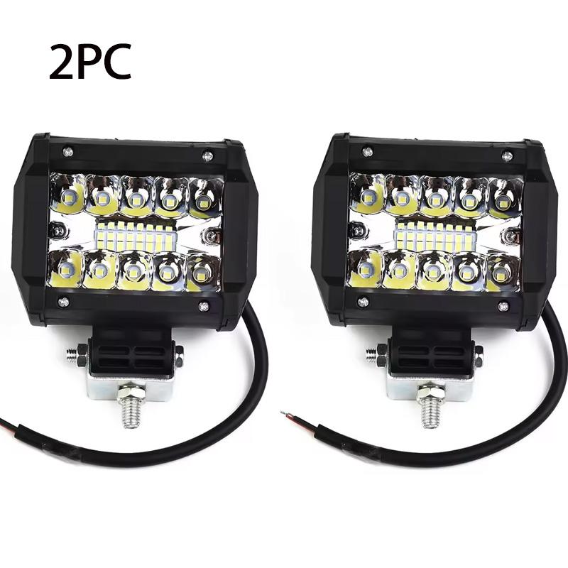 1/2PC 12V 60W LED Bar Offroad Spot Flood Combo LED Light Bar Work Light For Truck Car SUV ATV UTV 4WD LED Headlights