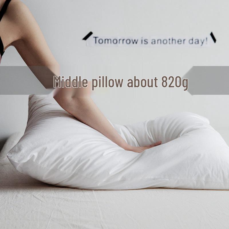 Luxury Hotel Soft Cotton Pillow Set - Neck Support (2 Pack)