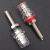 1 Pair Transparent Wire Connector Posts HIFI Speaker Terminals for Amplifiers Ensuring Secure and Stable Connection