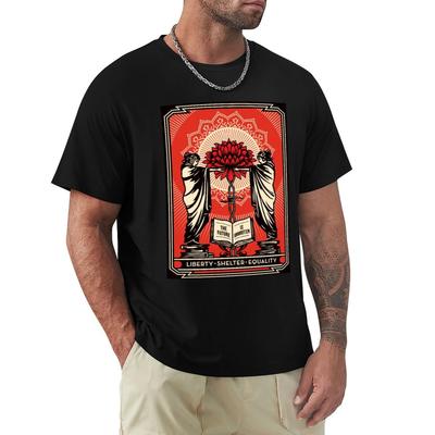 Liberty Shelter Equality By Shepard Fairey Tshirt Regular Fit Plain Tee Shirt