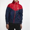 Nike Sportbekleidung Windrunner Kapuzen-Freizeitjacke Herrenjacken Marineblau AR2192-410