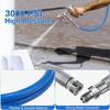 Enhon 2 Pcs 4 ft Airless Paint Spray Extension Hose Compatible with Graco 247338, 3/16"ID High Pressure Paint Spray Whip Hose, 3000 PSI Flexible