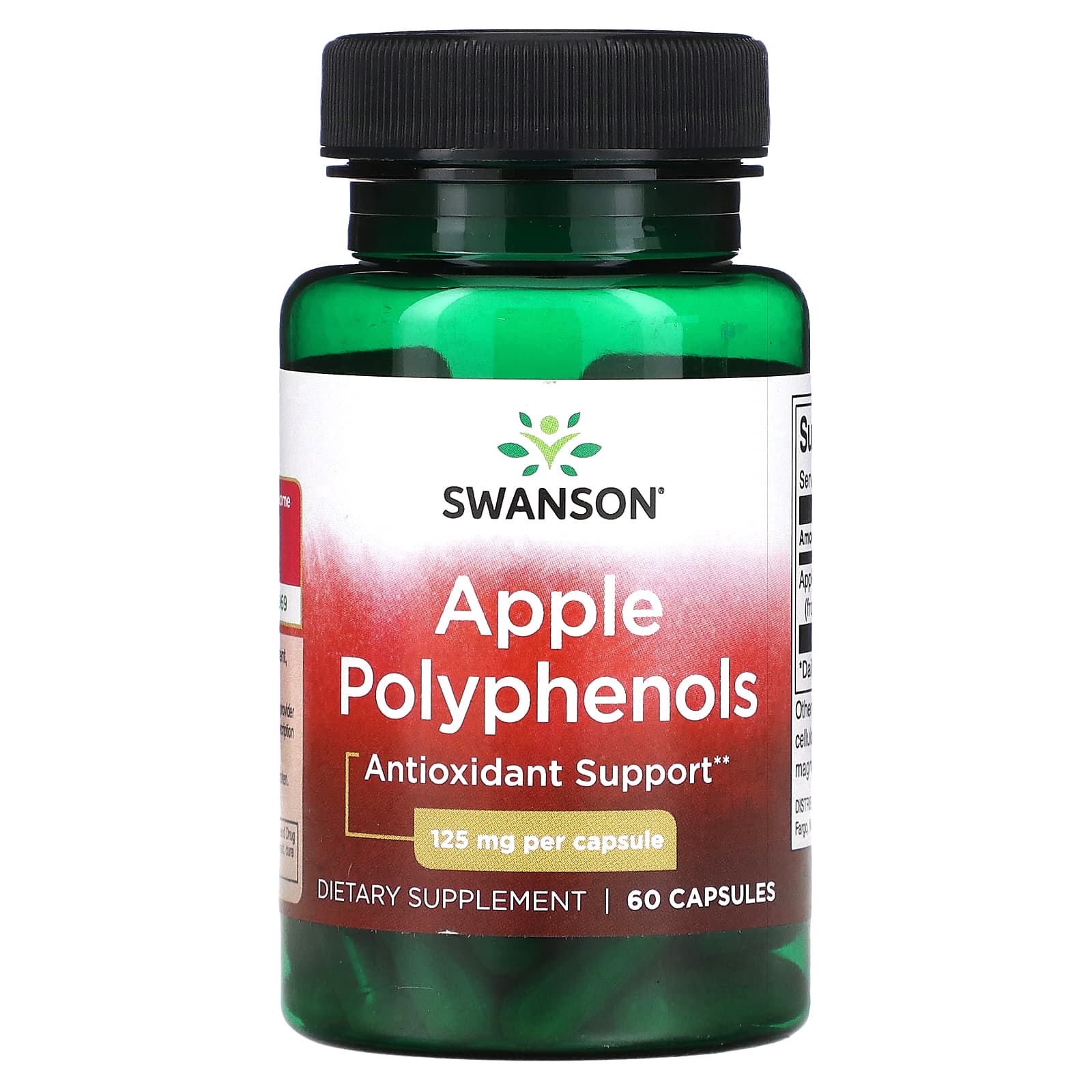 

Apple Polyphenols, 125Mg, 60 Capsules