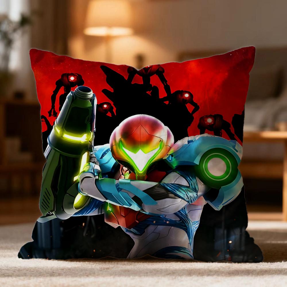 Popular MMetroider Cushion Cover Soft Washable Pillow Case Multi-Scene for Couch Bed Travel Office Use