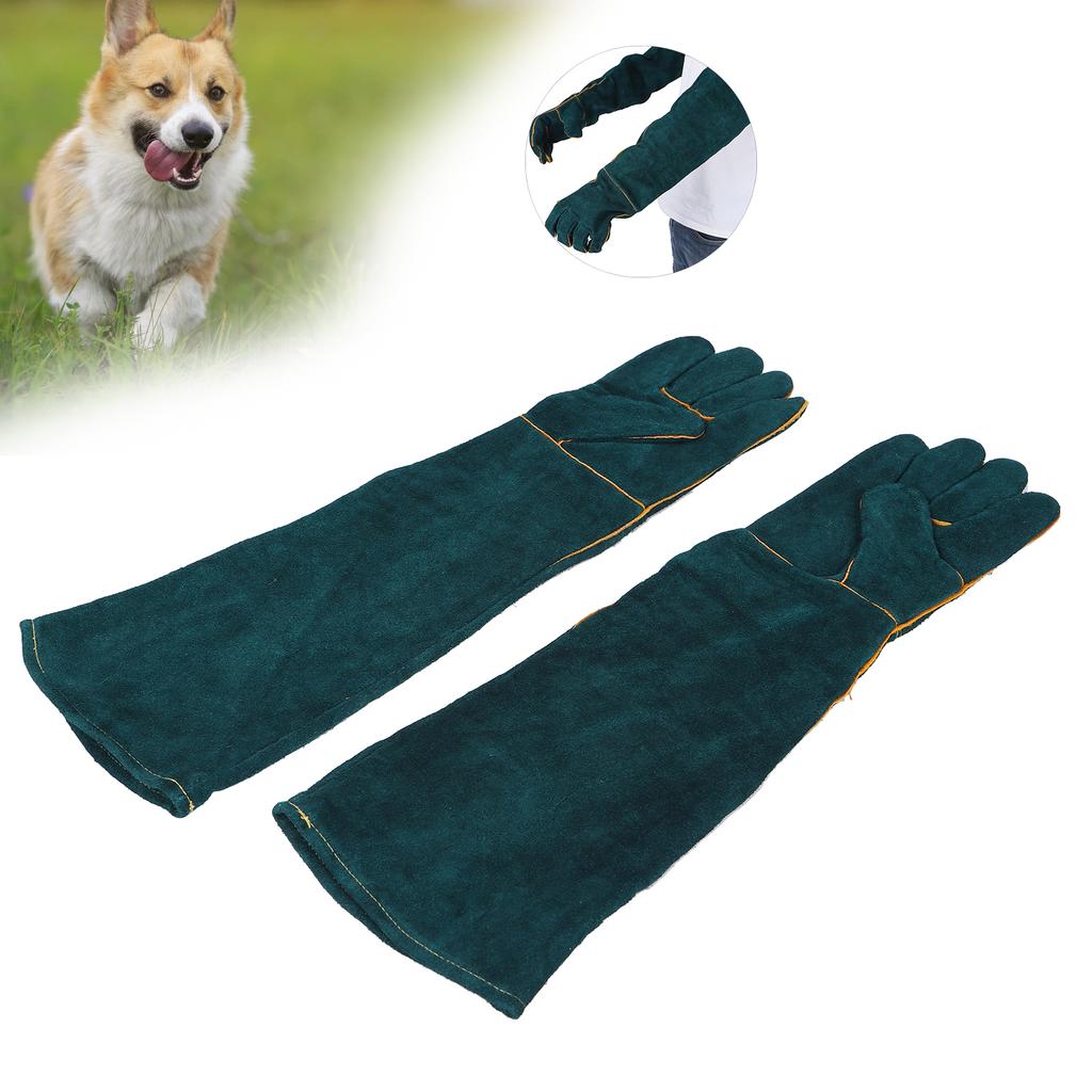 Rukavice proti pokousání pro manipulaci se zvířaty Výcvikové rukavice pro psy odolné proti poškrábání pro hady plazů(S )