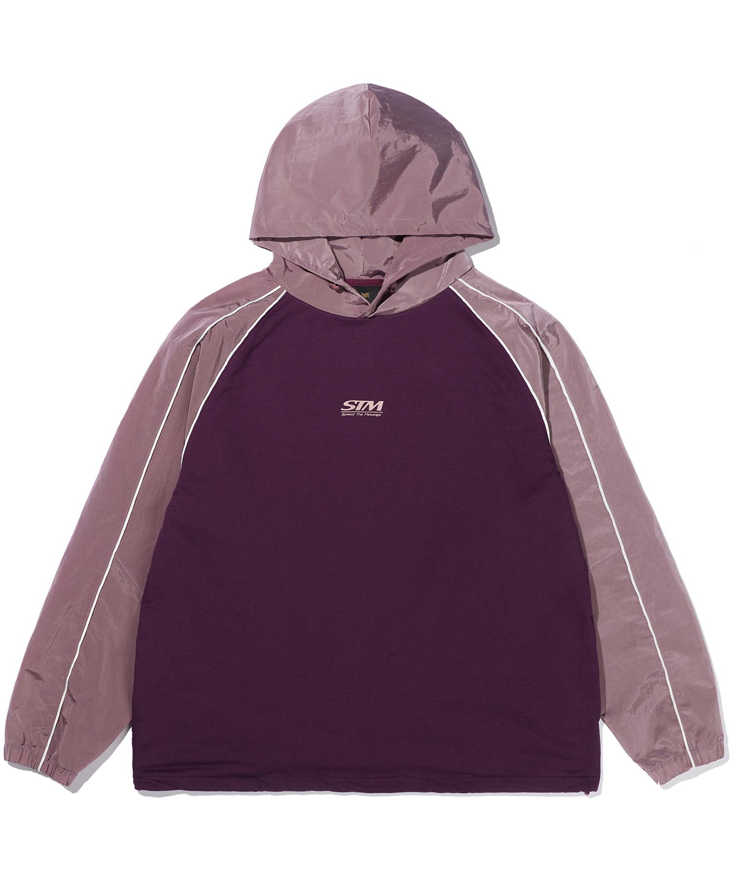 Коричневая Худи Bless Stm 2Tone - Бордовая Burgundy/L