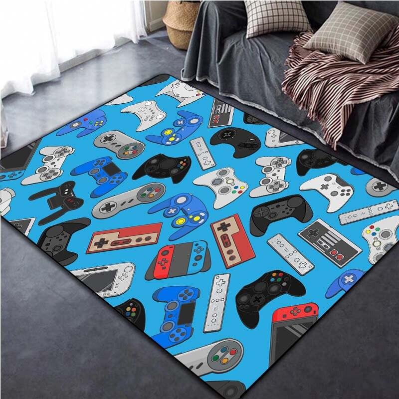 

Коврики для контроллера геймера, нескользящий напольный коврик, коврики для дома, коврик для бега, ковер для спальни, в помещении, на улице, детский игровой коврик 60cm x 90cm