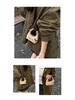 Cute Cartoon Plush Crossbody Handbag for Girls - Autumn & Winter Style