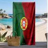 Asciugamano da Spiaggia Stampa Calcio Portogallo Asciugatura Rapida Super Assorbente Morbido Asciugamano da Bagno per Nuoto Spiaggia Viaggio Souvenir Regalo