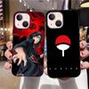 B-27 Anime Akatsuki Itachi Schwarze Hülle für Samsung S24 S23 S22 S21 S20 FE S10 Lite Ultra S7 S8 S9 Plus A05S A11 A12 A13 A15 A22 A24 A25 A32 A52 A71 5G
