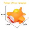 Bath Toy Swimming Water Toys Cartoon Soft Rubber Car Boat Plane Float Squeeze Sound Water Spray Kids Water Play Toys Gifts