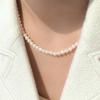 MAYBETOI 14K Elle Freshwater Pearl Bead Necklace