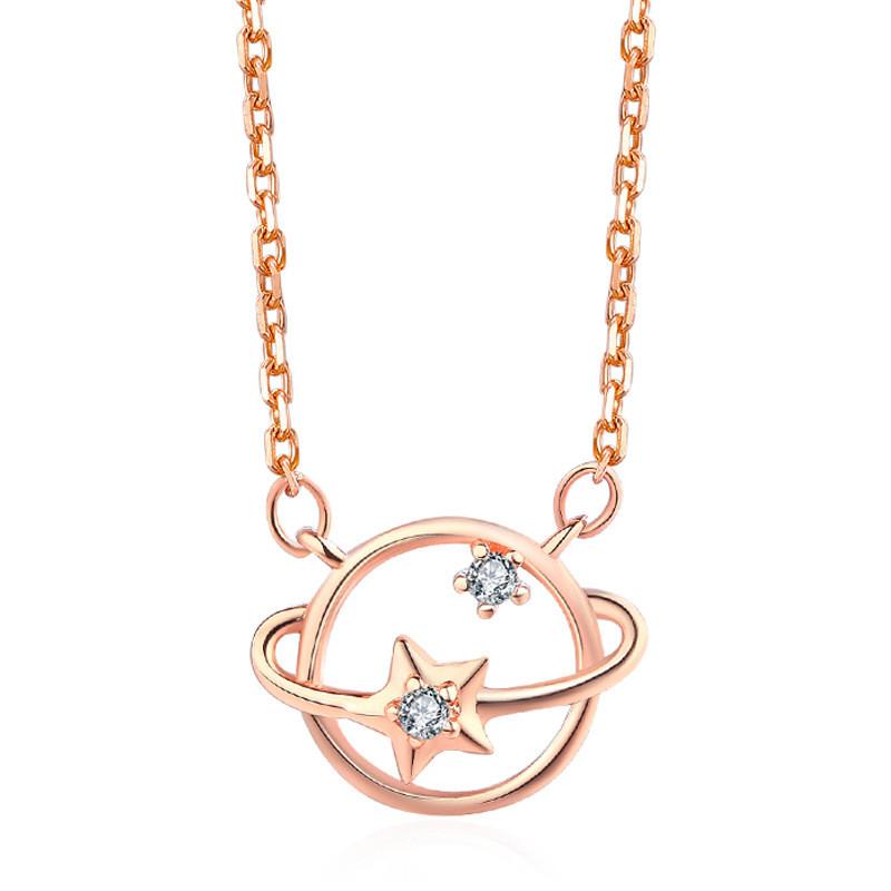 Elegant Minimalist Starry Planet Choker Necklace For Women Perfect For Gifts And Special Occasions