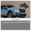 For Ford Maverick   2024 Car Center Console Organizer Tray with Mats Organizer Tray Stowing Tidying Interior Accessory