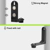 360 Degree Rotating Magnetic Foldable Level Holder Strong Magnetism Bracket For Laser Level With 1/4' Thread Convenient Storage