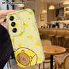 Phone Case: 2D Flat Samsung Galaxy A34 A35 M05 M06 S20 S22 S21 FE Plus 5G Protective Case, Lemonade Capybara, Perfect Christmas and Halloween Holiday 