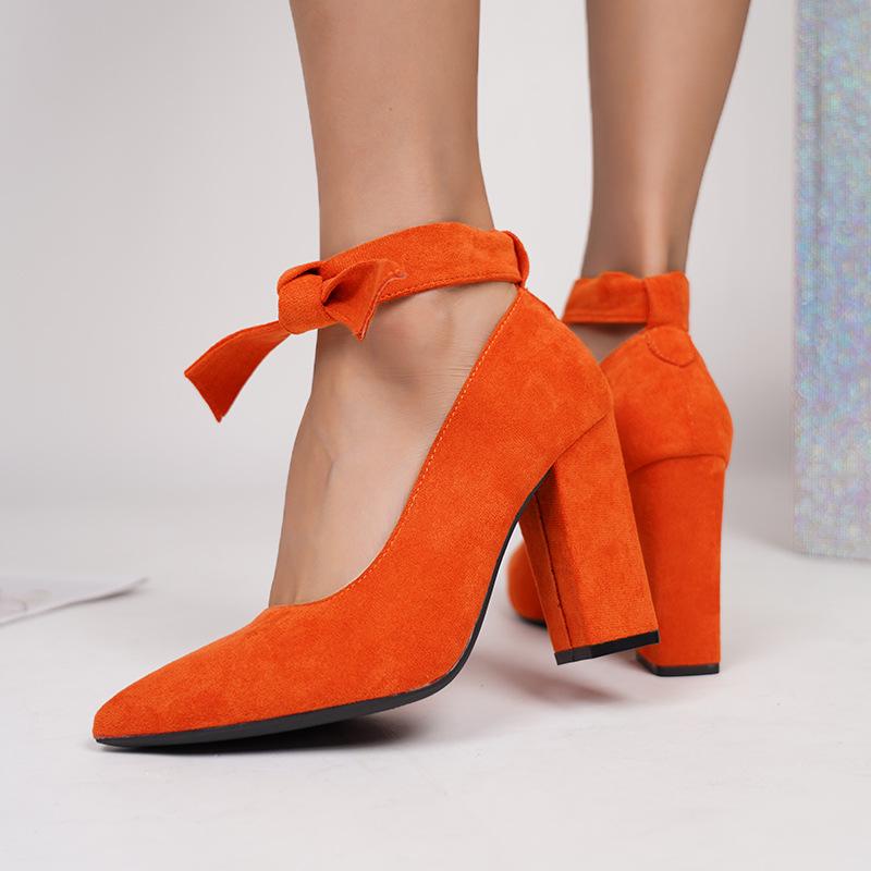 Women's Pointed Toe Lace-up Flats & French High Heels - New Fashion Style