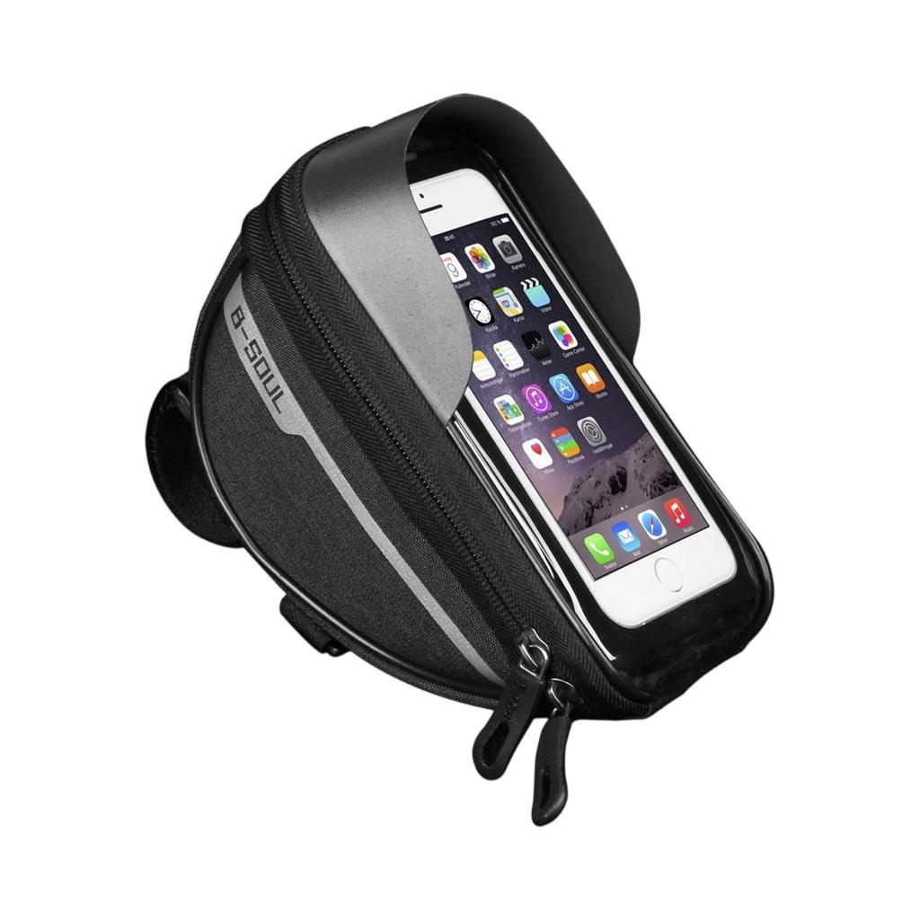 Bike Front Bag – Mountain Bike Hanging Front Beam Bag, Mobile Phone Storage & Cycling Gear Accessories