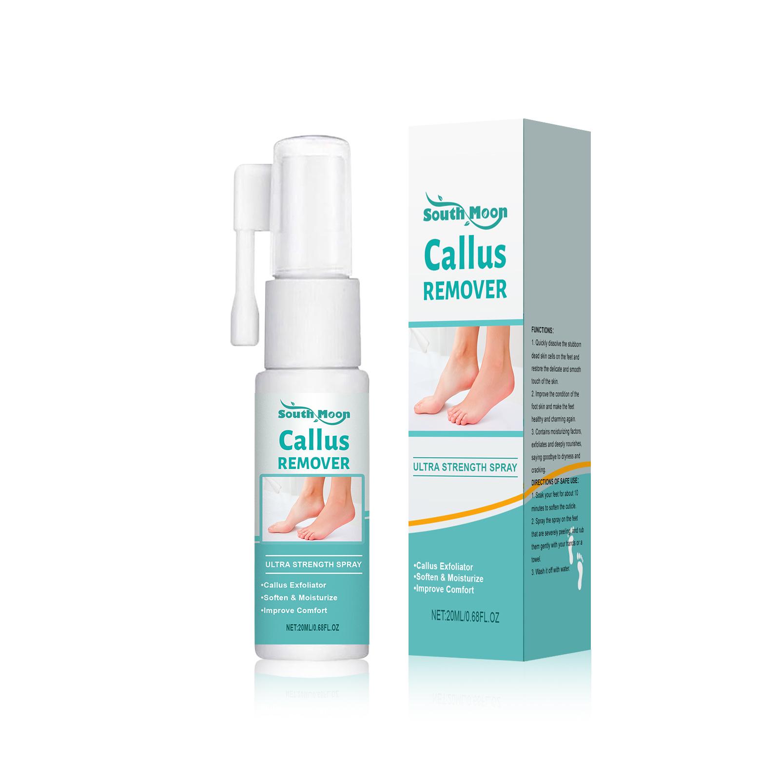 SOUTHMOON Foot Exfoliating & Moisturizing Spray - Softens, Cleanses, and Nourishes Callused Skin