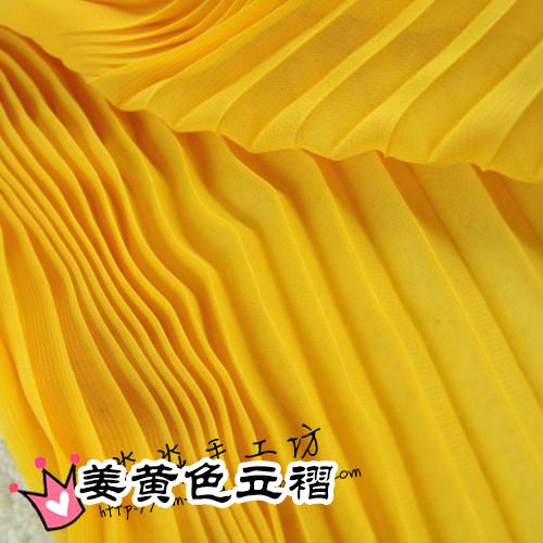 1 Stück mehrfarbiger plissierter Chiffonstoff plissierter Stoff einfarbig für Organza Kleid Rock Crinkle Stoff Meterware