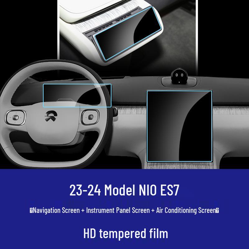 Tempered Screen Protector for Nio ES9/8/7/6 Models - Center Console Dashboard Film