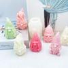3d Dwarf Silicone Candle Mold Cute Santa Claus Portrait Crafts Resin Plaster Soap Molds Diy Chocolate Baking Tools Home Gifts