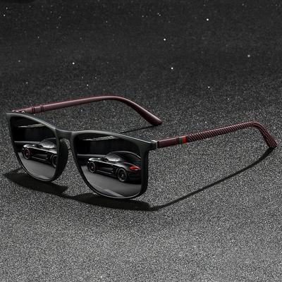 Fashion Vintage Colorful Stripes Polarized Sunglasses Men Women Driving Fishing Brand Designer Sun Glasses For Man Eyewear Uv400