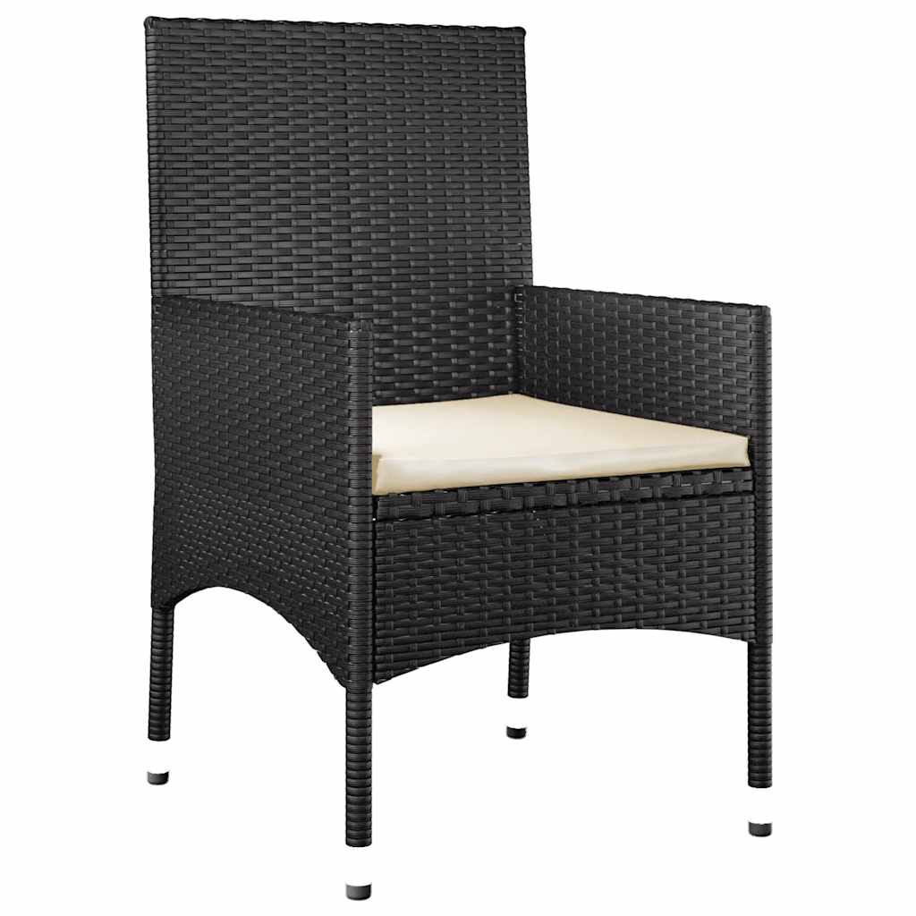 Vidaxl 4-Piece Lounge Set With Cushions, Poly Rattan