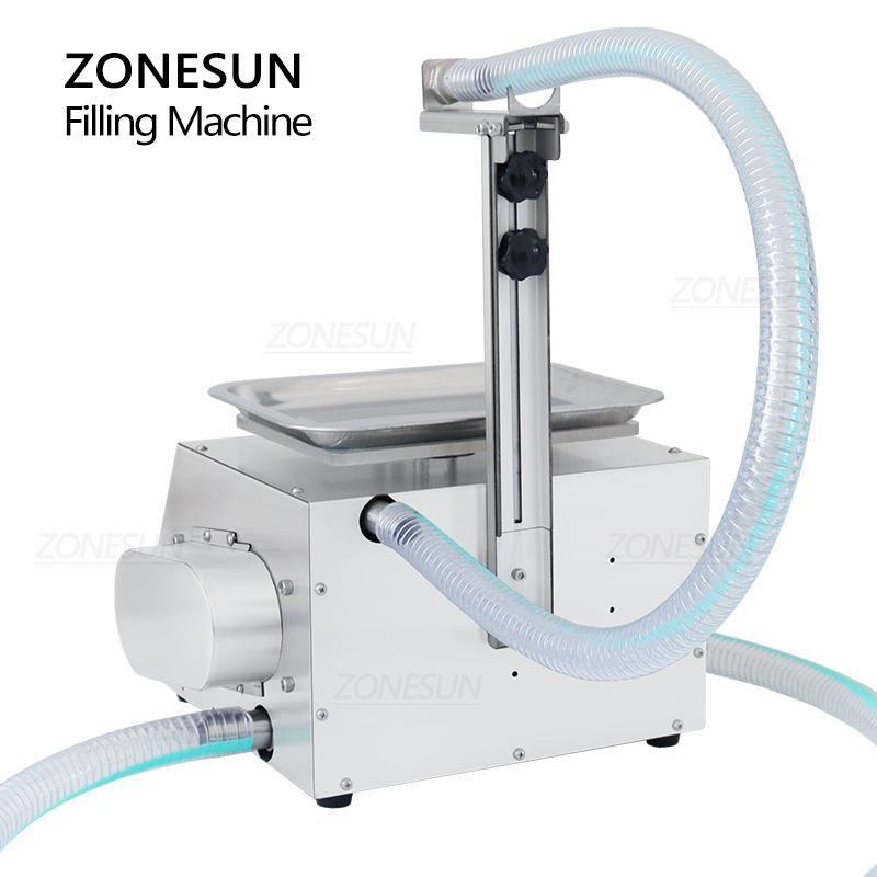 ZONESUN ZS-GPGT1 Digital Gear Pump Weighing Filling Machine For Honey Paste Liquid Jam