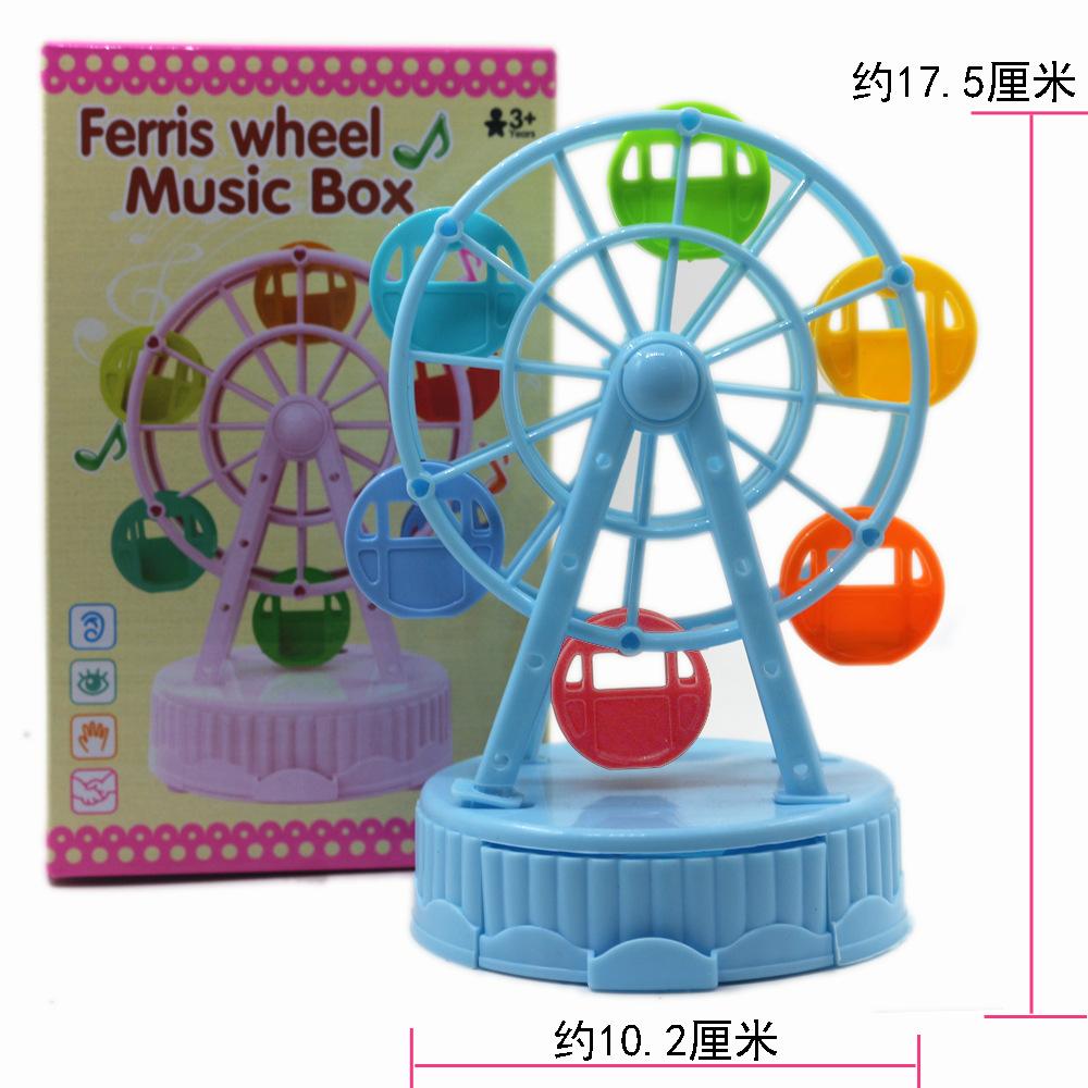 

Колесо обозрения Музыкальная шкатулка Домашний декор Рождественский подарок Карусель Украшения Украшения для торта