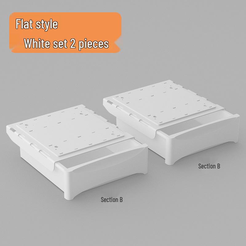 Adjustable Under-Desk Drawer: No Nails, No Drilling, Invisible Storage for Home or Office