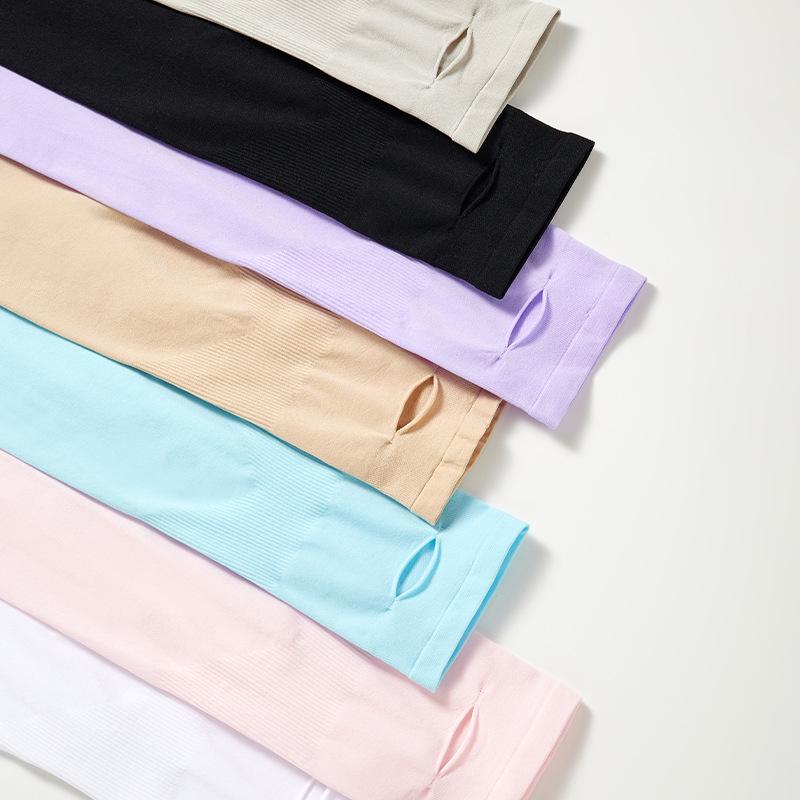 Rękawy z ochroną UV Ice Silk: Chłodzące opaski na ramiona na lato, do jazdy samochodem, jazdy na rowerze i aktywności na świeżym powietrzu