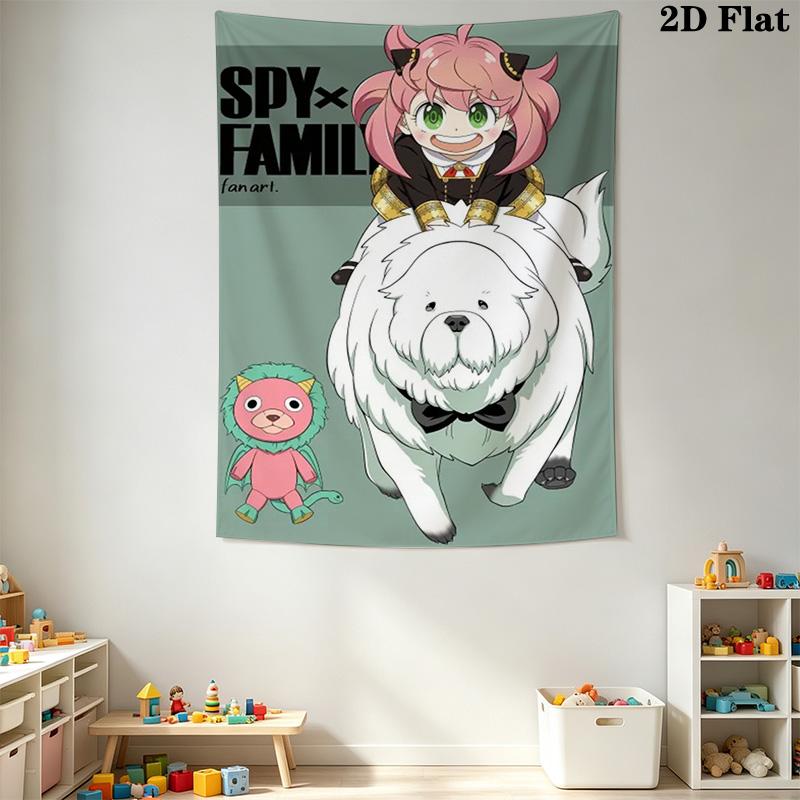 Spy X Family Pattern Home Decor Tapestry, Wall Hanging, Decorative RV Wall Cloth.MGT0918561