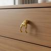 Animal Cabinet Knob Brass Pull Handle Decorative Single Hole for Home