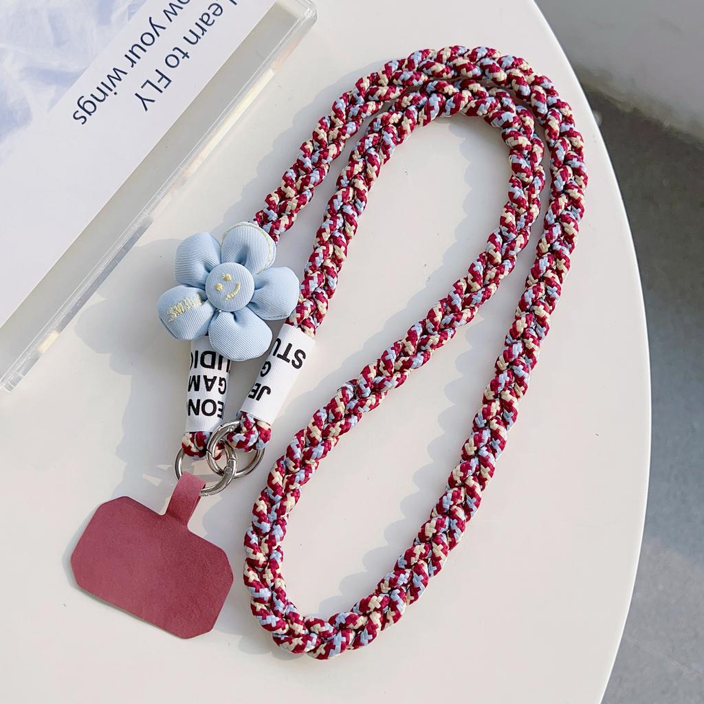 Can Be Carried Outdoor Mountaineering Mobile Phone Lanyard Women's Belts Woven Hanging Ornaments Anti Loss Lanyards Neck Strap