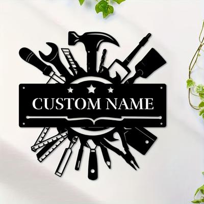 Metal Wall Art Handmade Home Decor Custom Name Sign Family Name Sculpture Housewarming Gift