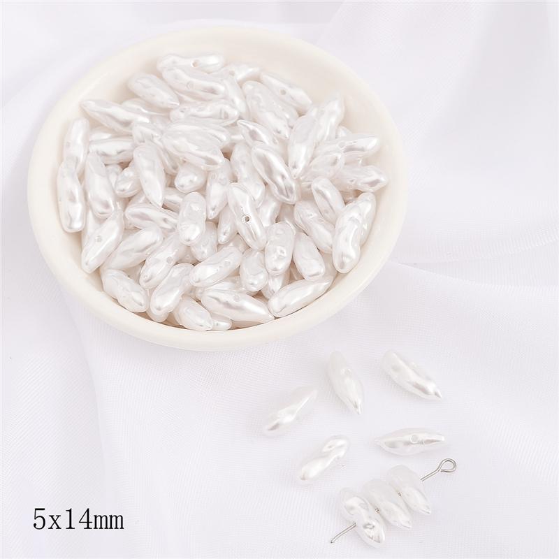 Irregular ABS Imitation Pearls Beads Acrylic Loose Beads for Jewelry Making DIY Necklace Earrings Hairclip Bracelet Necklace