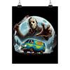 Jason Voorhees Meets Scooby-Doo Poster – Mystery Machine Meets Crystal Lake