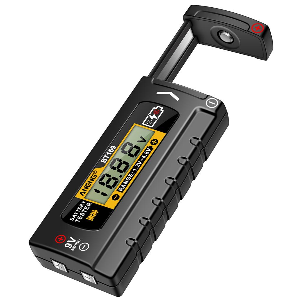 Batterietester Batteriedetektor Batteriestandsprüfer Einfaches Schieben und Ziehen Batterieerkennung mit