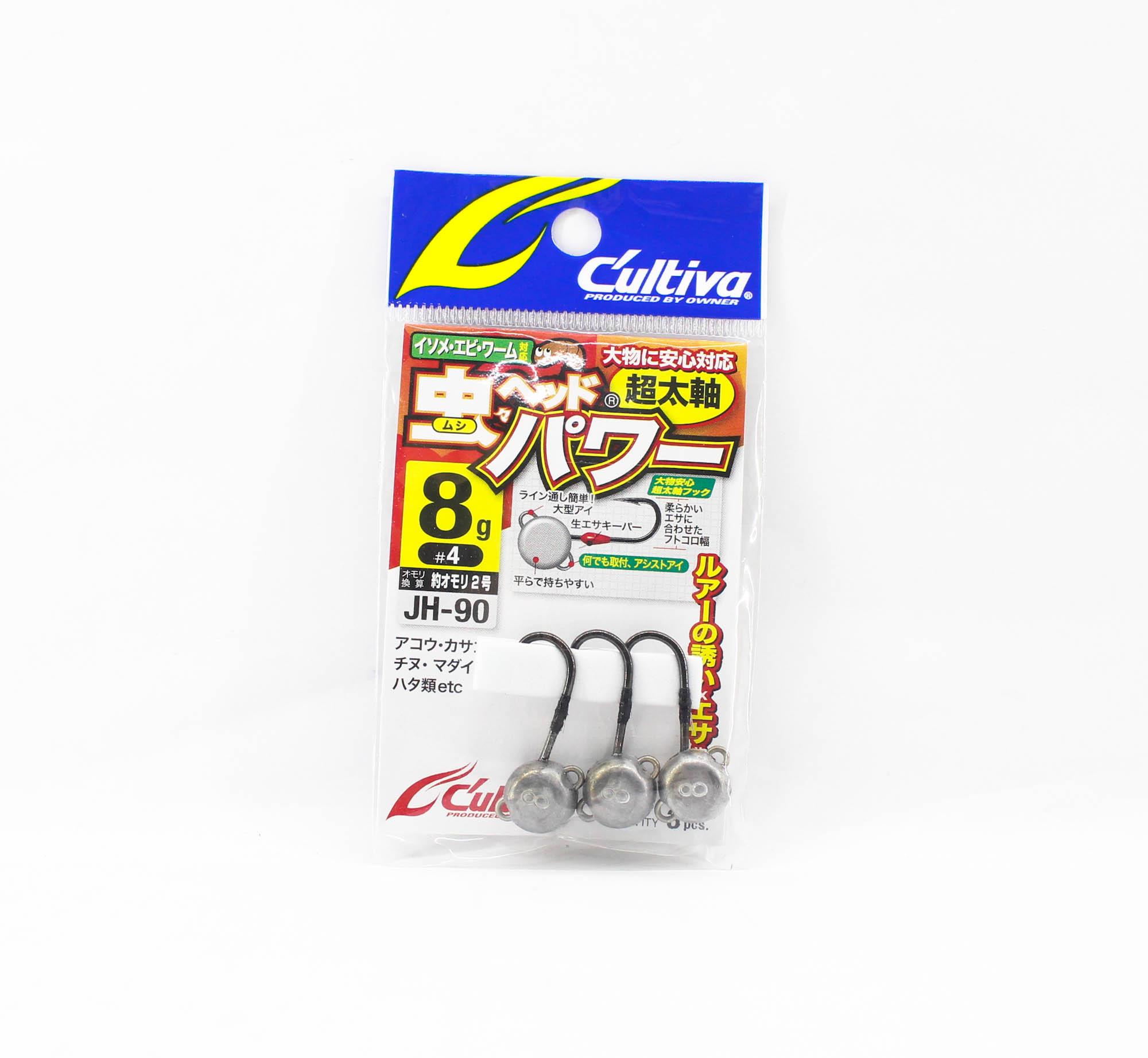 

Джиг-головка Owner JH-90, мощность 8 грамм, размер 4 (7889)