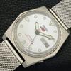 VINTAGE SEIKO 5 AUTOMATIC 6119B JAPAN MENS WHITE COLOR DIAL WATCH a702360-5 R124-a702360