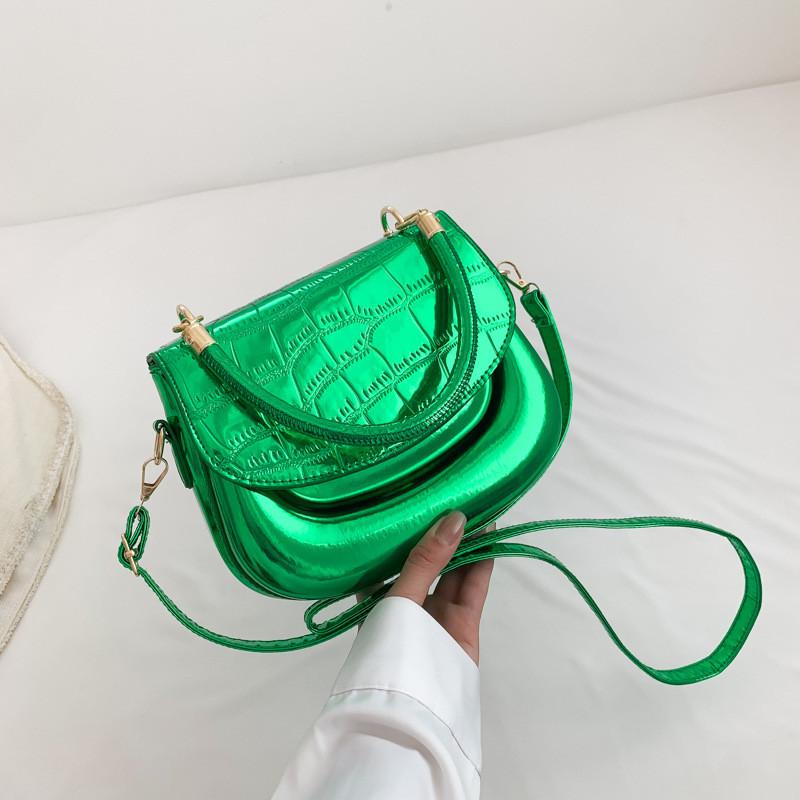 Chic Autumn New Women's Fashion Shoulder Bag Available In Black Gold Green Blue