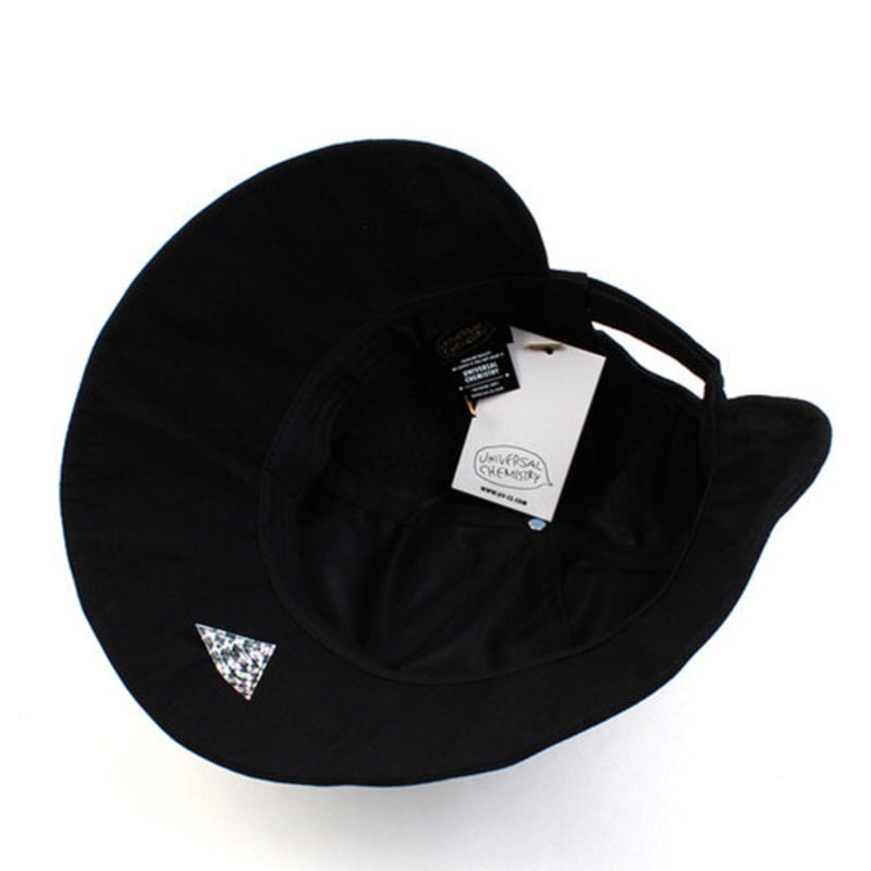 Universal Chemistry Poly Backopen Black Bucket Hat Poly