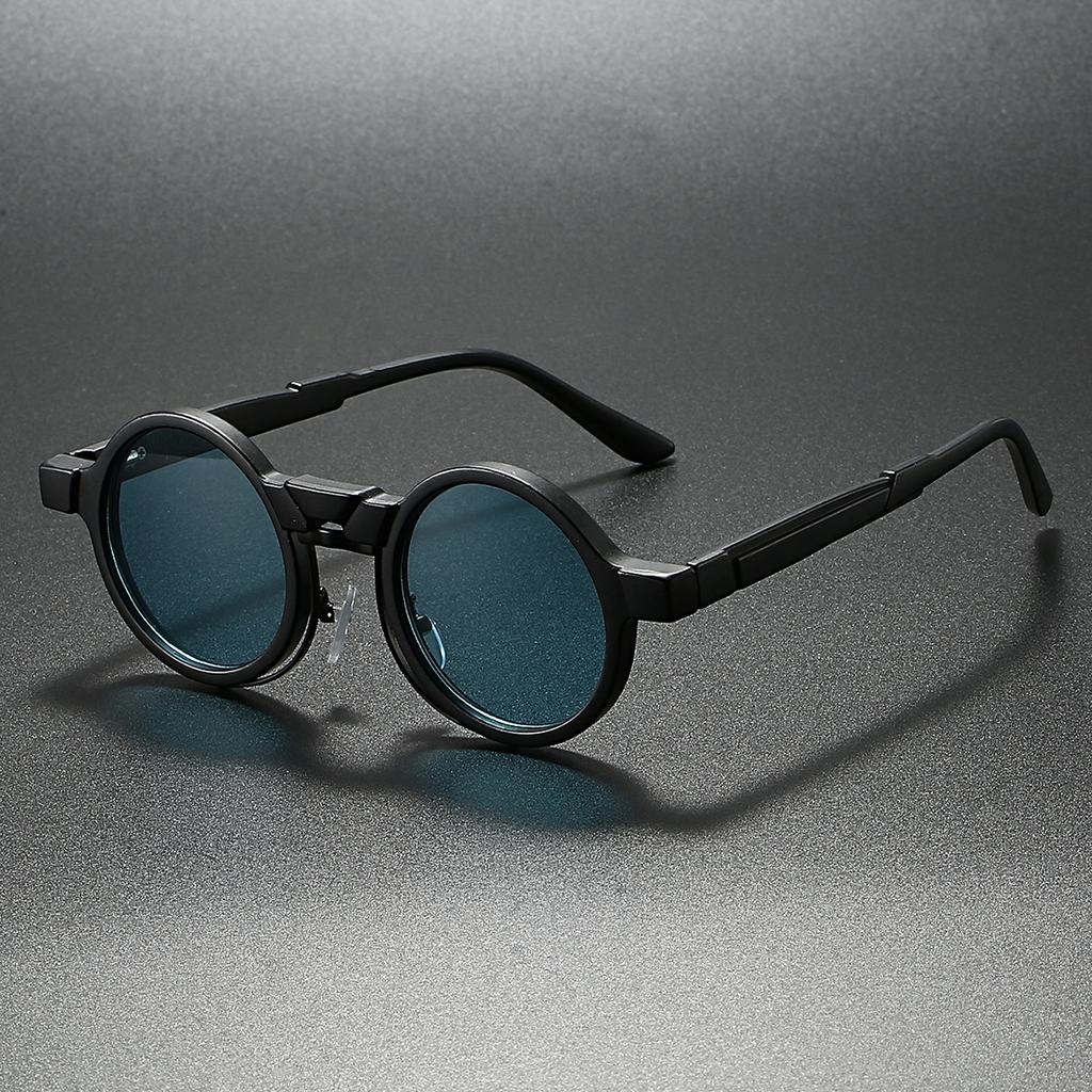 Vintage Round Sunglasses Men Classic Hip-hop Outdoor Shades Women New Retro Trendy Punk Brand Design Casual Sun Glasses